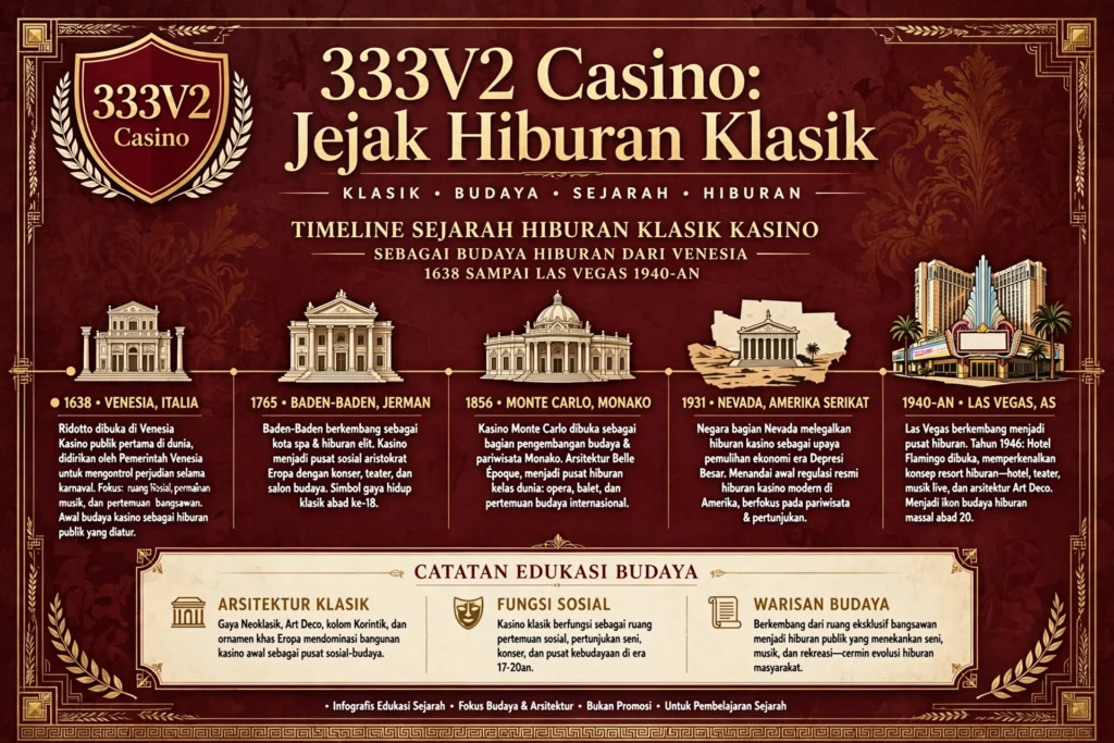 333V2 Casino: Jejak Hiburan Klasik
