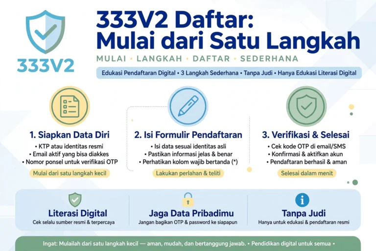 333V2 Daftar: Mulai dari Satu Langkah